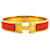 Hermès Bracciale rigido in smalto HERMES Clic Clac PM D'oro Arancione  - vista 1