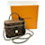 Borsa a tracolla Louis Vuitton Monogram Reverse Vanity Chain Marrone Nero Monogramma
