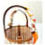 Hermès Borsa Hermes Picotin Lock PM Marrone Rosso Beige Arancione Crudo  - vista 12