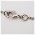 Pendente con catena Chanel Vintage CC Logo argentato Argento - vista 5