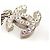 Pendente con catena Chanel Vintage CC Logo argentato Argento - vista 7