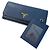 Portafoglio lungo Saffiano Prada in Bluette e Navy Blu navy