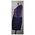 See By Chloé gestreiftes Kleid mit Schleife Pink Dunkelblau - Ansicht 2