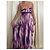 BCBG Max Azria Seiden-Maxikleid trägerlos mit Aquarell-Print Pink Weiß Lila - Ansicht 2