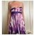 BCBG Max Azria Seiden-Maxikleid trägerlos mit Aquarell-Print Pink Weiß Lila - Ansicht 6