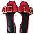 Autre Marque WHAT FOR Red Croc-Effect Leather Flat Sandals