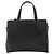 Bolsa Tote de couro Salvatore Ferragamo Double Gancini com fivela lateral Medium Preto - vista 2