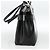 Bolsa Tote de couro Salvatore Ferragamo Double Gancini com fivela lateral Medium Preto - vista 4