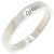 Bague anneau en platine Cartier