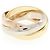 Anello Cartier Trinity in oro rosa bianco e giallo 18K
