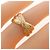 Anello Cartier Trinity in oro rosa bianco e giallo 18K - vista 4