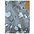 Autre Marque The Coat One-Shoulder-Top mit Blumenprint und Federn Weiß Mehrfarben Grau - Ansicht 12