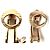 Orecchini a clip Chanel Gold con strass D'oro - vista 4