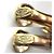 Orecchini a clip Chanel Gold con strass D'oro - vista 5