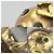 Orecchini a clip Chanel Gold con strass D'oro - vista 7