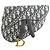 Borsa a tracolla Oblique Christian Dior Blu