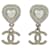 Orecchini a lobo Chanel ABD931 Bianco D'oro