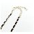 Chanel ABG275 Choker aus Leder in Schwarz, Gold und Weiß Golden - Ansicht 4