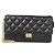 Timeless Portafoglio lungo in pelle nera Chanel AP0623 Nero