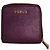 Furla Monedero de cuero morado texturizado Púrpura