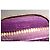 Furla Monedero de cuero morado texturizado Púrpura - vista 3