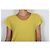 Diane von Furstenberg Top crepé amarillo cuello V - vista 2