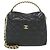 Borsa Chanel AP4066 in pelle di vitello martellata nera Nero