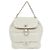 Chanel AS3618 White Leather Backpack