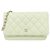 Chanel Timeless Classic Line AP0250 Chain/Shoulder Wallet Verde chiaro