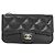 Tarjetero Chanel Timeless Classic Line Negro