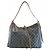 Borsa a tracolla Louis Vuitton LV Remix Monogram Denim Blu