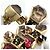 Orecchini a clip Chanel Vintage Gripoix Multicolore D'oro - vista 5