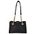 Padlock Borsa a spalla in pelle nera da donna Gucci Nero - vista 2