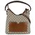 Borsa Hobo da donna Gucci Marrone Beige