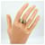 Ring Bague Ribbon Russet pour femme Hermès Blanc  - vue 2