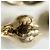 Earcuff Chanel placcato oro con perla finta e strass - vista 3