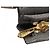 Gucci Bi-fold Wallet aus grauem Leder Braun - Ansicht 10