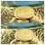 Orecchini a clip Chanel Vintage D'oro Blu chiaro - vista 4