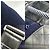 Borsa a tracolla in lana e pelle blu navy da donna Chanel - vista 6