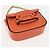 Borsa a tracolla Mini Horsebit 1955 da donna Gucci Arancione - vista 3