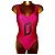 Davidoff David fuchsiafarbener Einteiler-Badeanzug mit 'D'-Applikation Pink