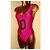 Davidoff David fuchsiafarbener Einteiler-Badeanzug mit 'D'-Applikation Pink - Ansicht 2