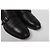 Autre Marque Henderson Baracco Scarpe Double Monk Strap in Pelle Nera Nero - vista 5