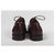 Santoni Scarpe Oxford da uomo in pelle bordeaux Bordò - vista 10