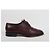 Santoni Scarpe Oxford da uomo in pelle bordeaux Bordò - vista 2