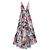 Neu mit Etikett Dundas Pre-Fall 2020 Coral Reef Silk High-Low Maxi Dress – Runway Look 31