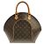 Borsa Louis Vuitton Monogram Ellipse MM Marrone