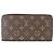 Louis Vuitton Monogram Zippy Wallet Braun