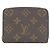 Louis Vuitton Monogram Zippy Münzbeutel Braun