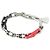 Bracciale Charm Louis Vuitton Nero Rosso